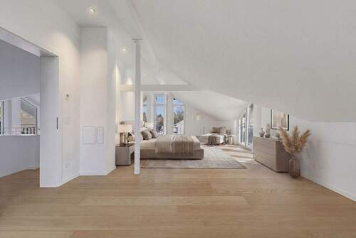 Schlafzimmer visualisiert - 