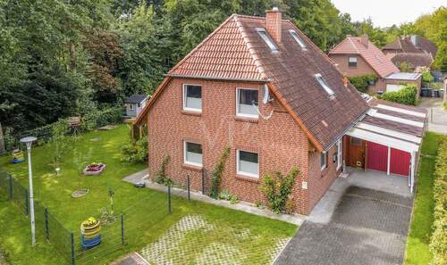 Blick auf die Immobilie - 4 Zimmer Einfamilienhaus zum Kaufen in Schortens