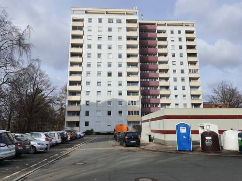 Hausfront - 2 Zimmer Etagenwohnung zum Kaufen in Nürnberg