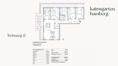 Ganz oben mit viel Platz und Licht - 