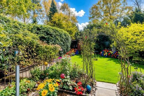 Gartenansicht - 4 Zimmer Doppelhaushälfte in Hamburg