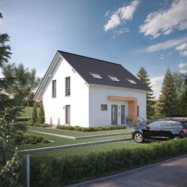 Hausansicht - Wir bauen IHR Traumhaus nach Ihren Wünschen!