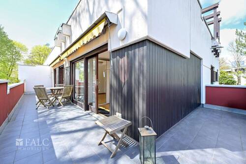 Terrasse über Eck - 
