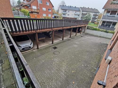 Sicht zu den Stellplätzen - 