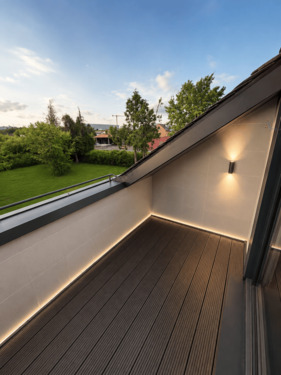 Balkon im 1. OG (DG) - Etagenwohnung mit 107,20 m&sup2; in Kordel zur Miete