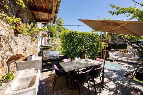 Malerische Terrasse. - 1 Zimmer Einfamilienhaus in Neubeuern