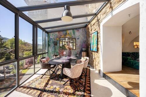 Wintergarten mit Ausblick. - Einfamilienhaus mit 360,00 m&sup2; in Neubeuern zum Kaufen
