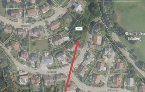 Lageplan - Grundstück in Rheinfelden (Baden) zum Kaufen