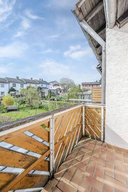 Balkon mit idyllischem Gartenblick - Reihenendhaus mit 90,00 m&sup2; in Marbach am Neckar / Hörnle zum Kaufen