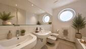 Badezimmer dekoriert - 