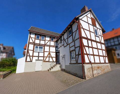 Frontansicht - Fachwerkhaus (ehem. Schmiede) in Edertal-OT