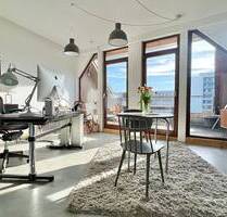 Helles Dachgeschoss in der alten Kupferfabrik mit Dachterrasse sowie Personen- und Lastenaufzug - Berlin Mitte