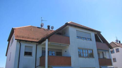 Rückansicht - 2 Zimmer Etagenwohnung in Taucha