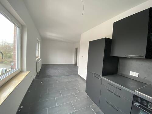 Küche + Wohnzimmer - 2 Zimmer Etagenwohnung zur Miete in Ovelgönne