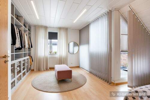 KI Schlafzimmer mit Ankleide - 