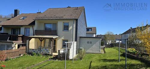 Gartenansicht - 4 Zimmer Reihenendhaus in Hückeswagen
