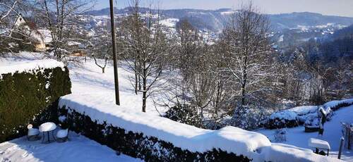 Blick aus Wintergarten - 