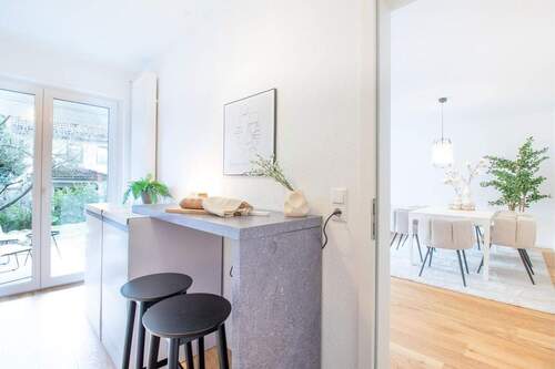 Küche mit Zugang zur Terrasse - Reihenmittelhaus mit 114,00 m&sup2; in Kassel zum Kaufen