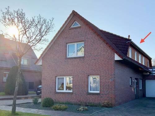 Straßenansicht - 3 Zimmer Etagenwohnung in Jever
