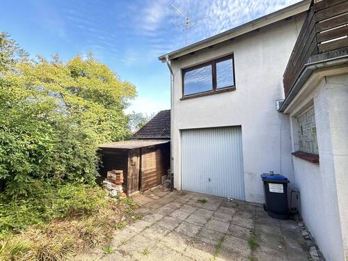 Rückseite der Garage - 