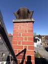 neu aufgebauter Schornsteinkop - 