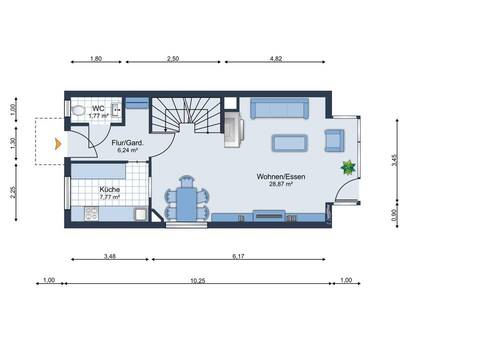 EG - 6 Zimmer Reihenendhaus zum Kaufen in Köngen