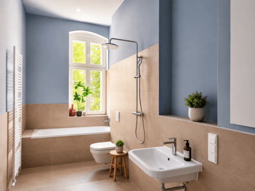 Badezimmer - 3 Zimmer Etagenwohnung zum Kaufen in Berlin