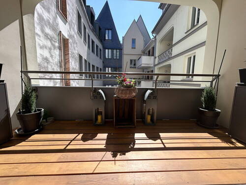 Loggia zum Wohnungsinnenhof - 3 Zimmer Etagenwohnung in Frankfurt