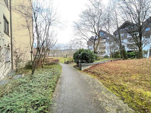 Blick zur Straße - 