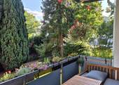 Hauptbalkon mit Gartenblick - 3 Zimmer Etagenwohnung zum Kaufen in Stuttgart