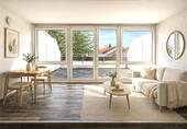 Apartment - Einrichtungsbeispiel - Renoviert & sofort bezugsfrei - 1,5 Zi. Apartment mit großer Terrasse und TG-Stellplatz