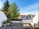 Dachterrasse in Westausrichtung - 