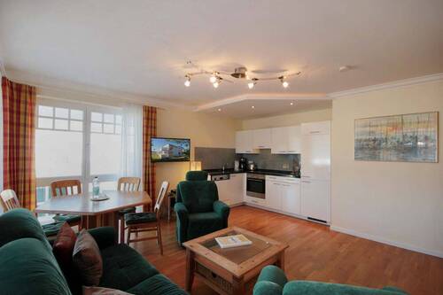 Wohn,- Küchen- und Essbereich - 3 Zimmer Etagenwohnung in Binz