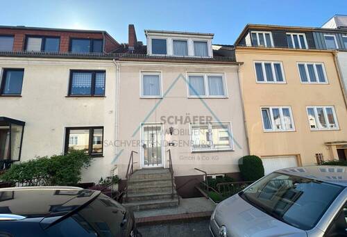 Außenansicht - Reihenhaus mit zwei Wohneinheiten in Schwachhausen zu verkaufen