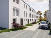 Vorderansicht Reihenhäuser - 5 Zimmer Reihenmittelhaus zum Kaufen in Werneuchen