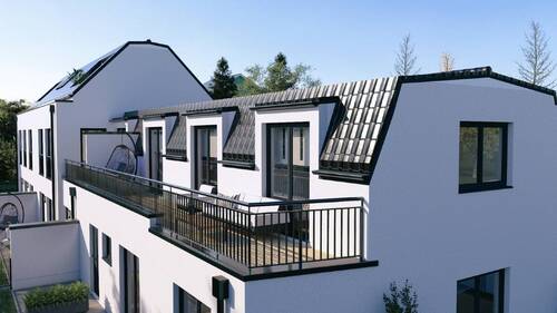 Visualisierung Dachterrasse REH 1 - 5 Zimmer Reihenendhaus in Ottobrunn