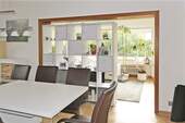 Trennwand zwischen Esszimmer und Wintergarten - 