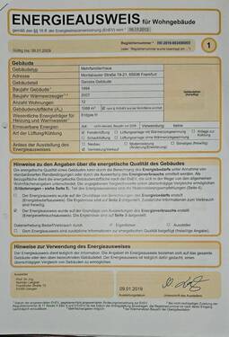 Energieausweis II - 