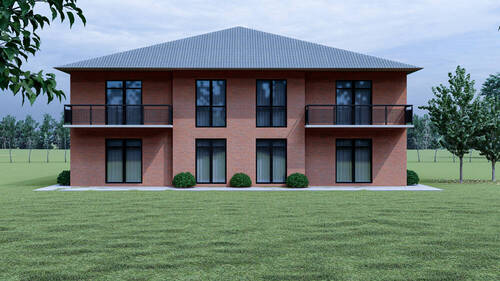 Musterbild - NEUBAUVORHABEN IN SYKE Obergeschosswohnung im 4-Parteienhaus