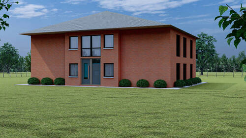 Außenansicht - Etagenwohnung mit 81,20 m&sup2; in Syke zum Kaufen