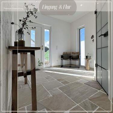 Eingangsbereich & Flur - Doppelhaushälfte mit 148,00 m&sup2; in Zeitlarn zum Kaufen