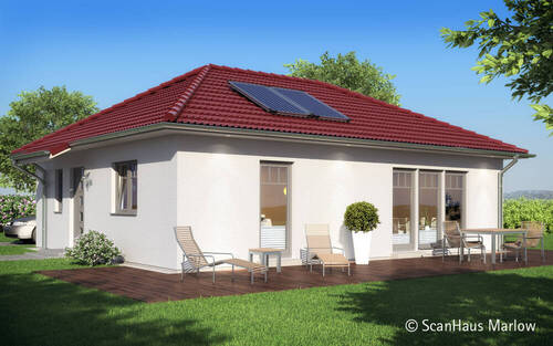 SH83 Ansicht - Modern leben, smart bauen - ScanHaus-Bungalows mit Förderoption