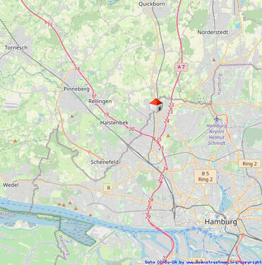 Lage in Hamburg - 