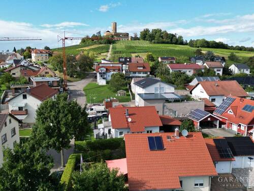 Blick auf Burg Steinsberg - Grundstück zum Kaufen in Sinsheim/Weiler