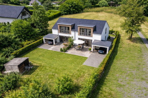 Moderne Doppelhaushälfte - 'Aussicht, Ruhe & Wohnqualität - projektiertes Doppelhaus in schöner Lage von Waldbröl-Rollfeld'