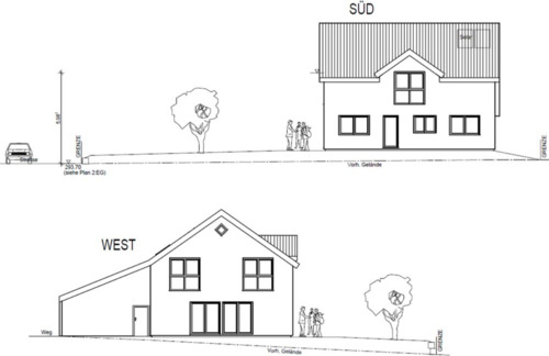 Planansicht Süd-West - 