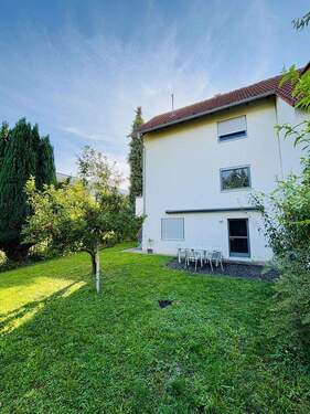 Garten/ Terrasse Osten - Doppelhaushälfte mit 160,00 m² in Gondelsheim zum Kaufen