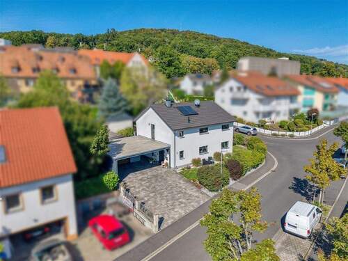 Vogelperspektive - 5 Zimmer Einfamilienhaus zum Kaufen in Bad Kissingen