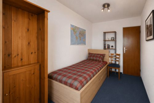 Schlafzimmer, KI bearbeitet - 