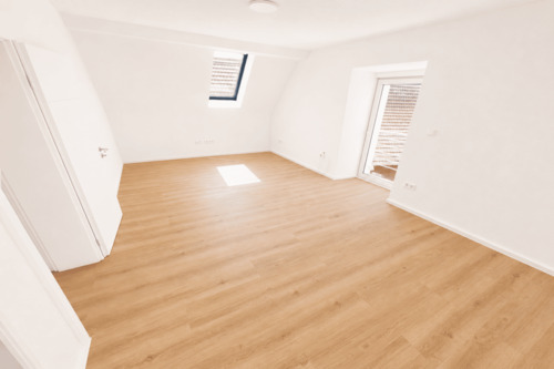 Schlafzimmer - Modernes Wohnen mit Stil: 3-Zimmer-Dachgeschosswohnung im Herzen von Bopfingen